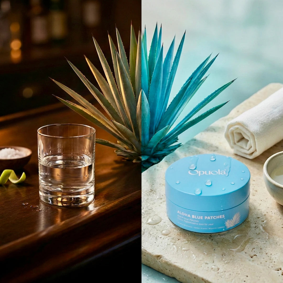 Blue agave from traditional tequila heritage to modern Opuola skincare powered by deep hydration and skin renewal